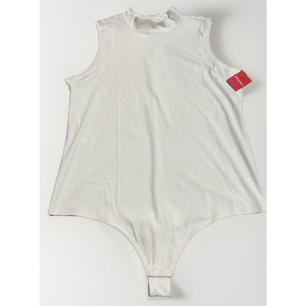 SPANX Suit Yourself Ribbed Mock Neck Sleeveless Bodysuit NWT 3XL
